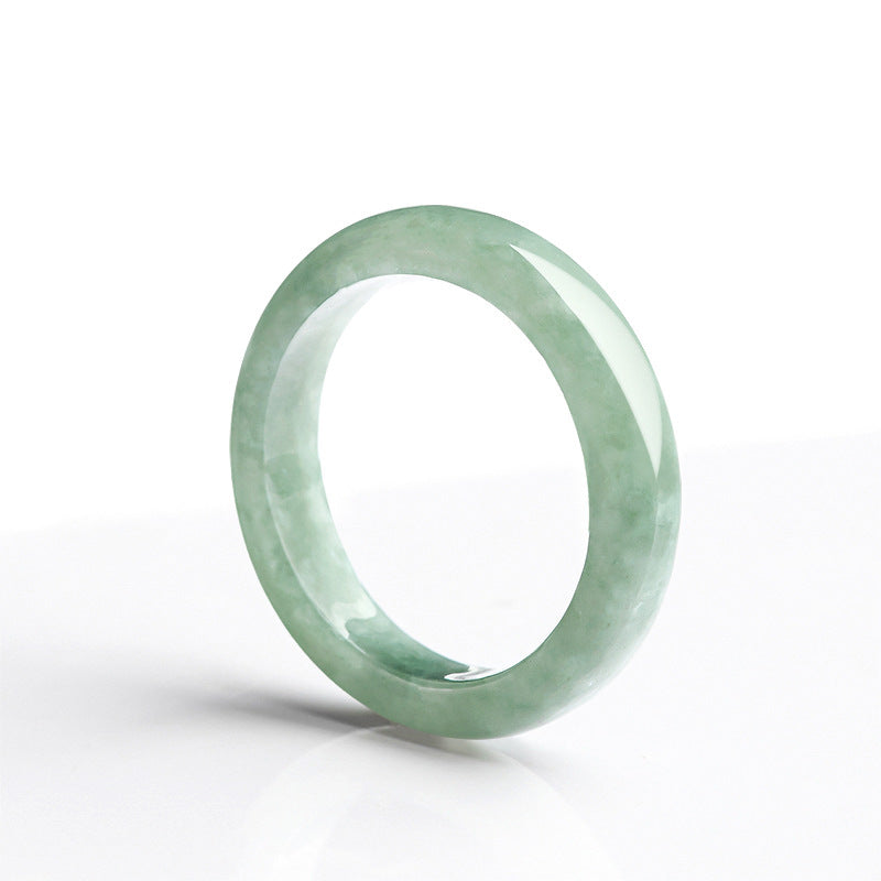 Grade A Jadeite Jade Solid Band Ring