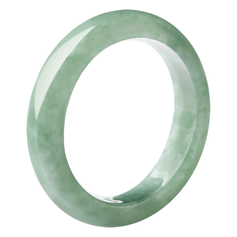 Grade A Jadeite Jade Solid Band Ring